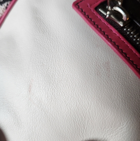 COACH LEGACY 21142  Multicolor Tweed and Leather Turnlock Two Way Bag RARE - Picture 13 of 13